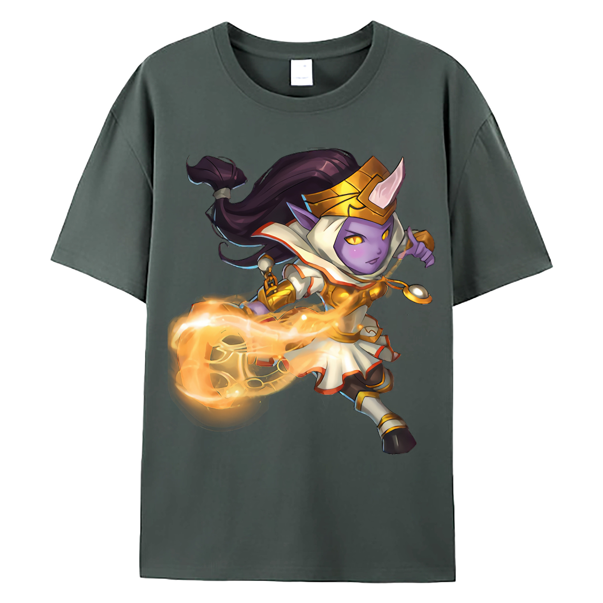 （画像用） リーグ・オブ・レジェンド League of Legends LOL 綿100％ メンズ半袖Tシャツ｜肌触りやわらか＆通気性